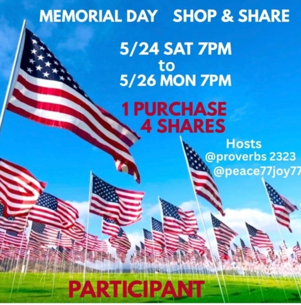 🇺🇲 Memorial Day Shop & Share